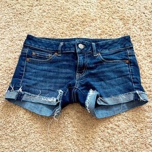 American Eagle stretch jean shorts size 2